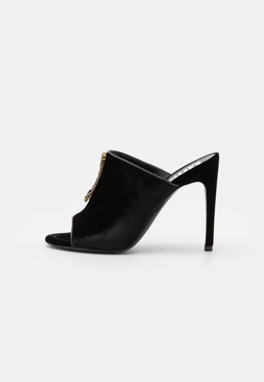 * | Moschino Heeled Mules Nero