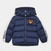 * | Moschino Padded Unisex Winter Jacket Navy Blue