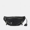 * | Moschino Biker Bag Unisex Bum Bag Black