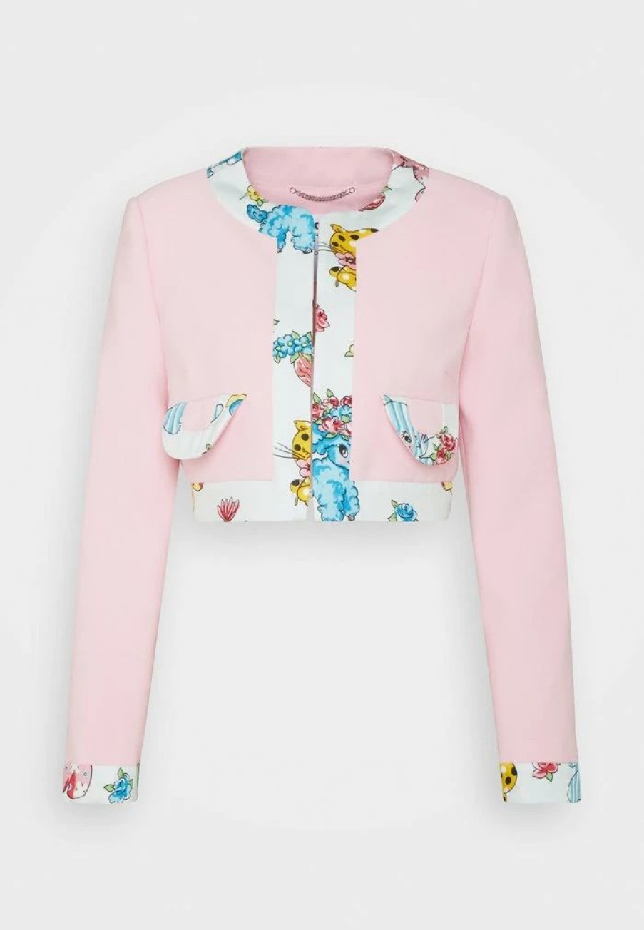 * | Moschino Calico Animals Blazer Pink