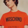 * | Moschino Print T-Shirt Fantasy Red