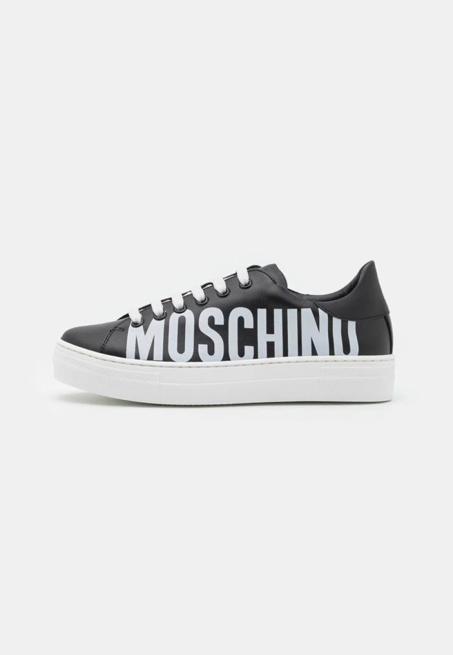 * | Moschino Unisex Trainers Black/White