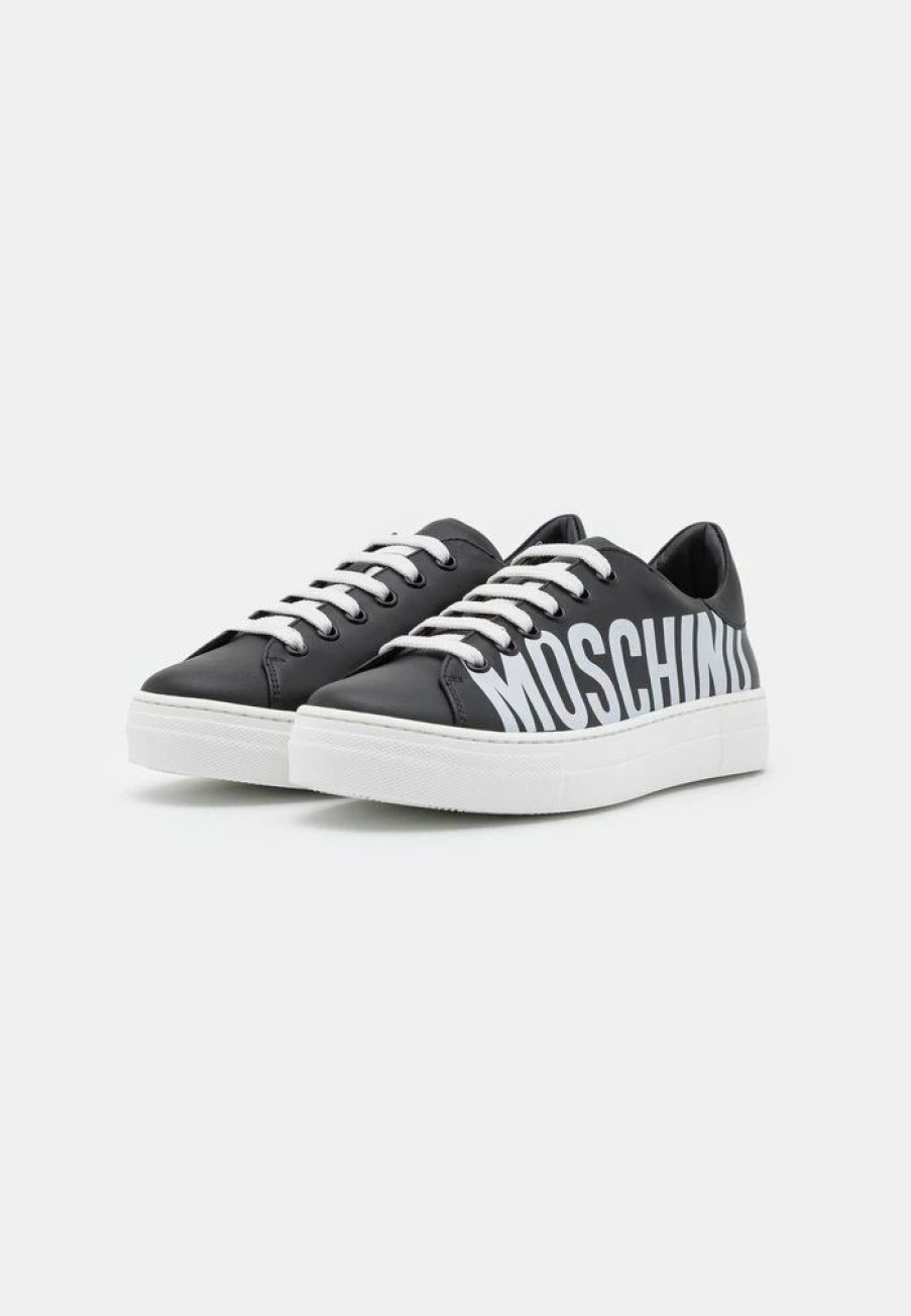 * | Moschino Unisex Trainers Black/White