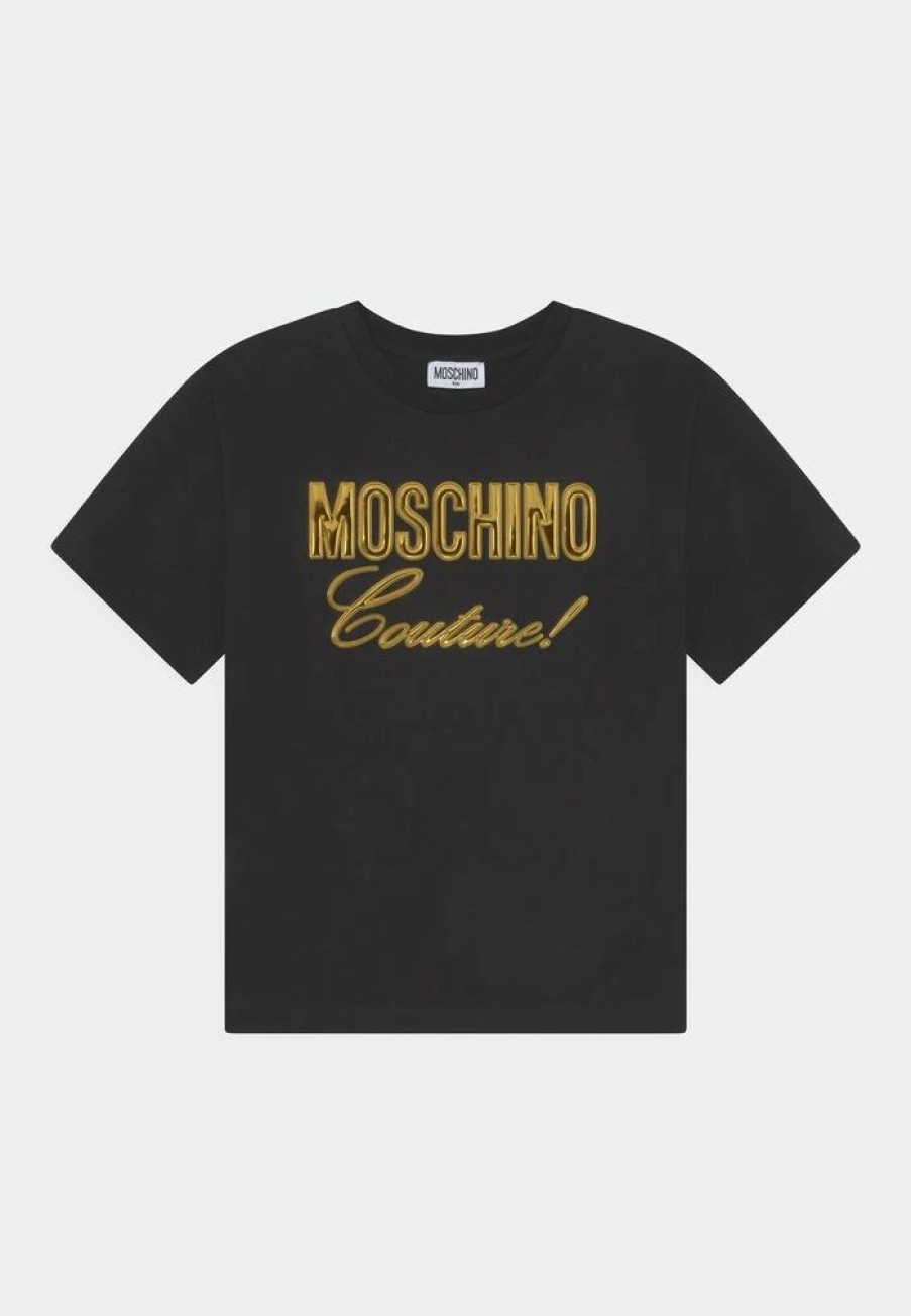 * | Moschino Maxi Print T-Shirt Black