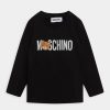 * | Moschino Unisex Long Sleeved Top Black