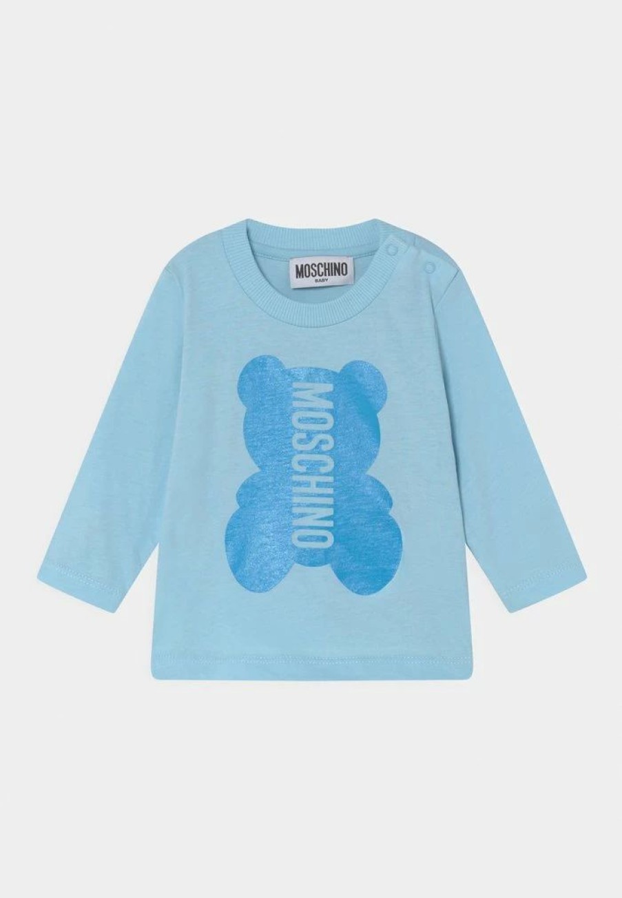 * | Moschino Unisex Long Sleeved Top Baby Sky Blue