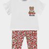 * | Moschino Set Unisex Leggings Trousers White