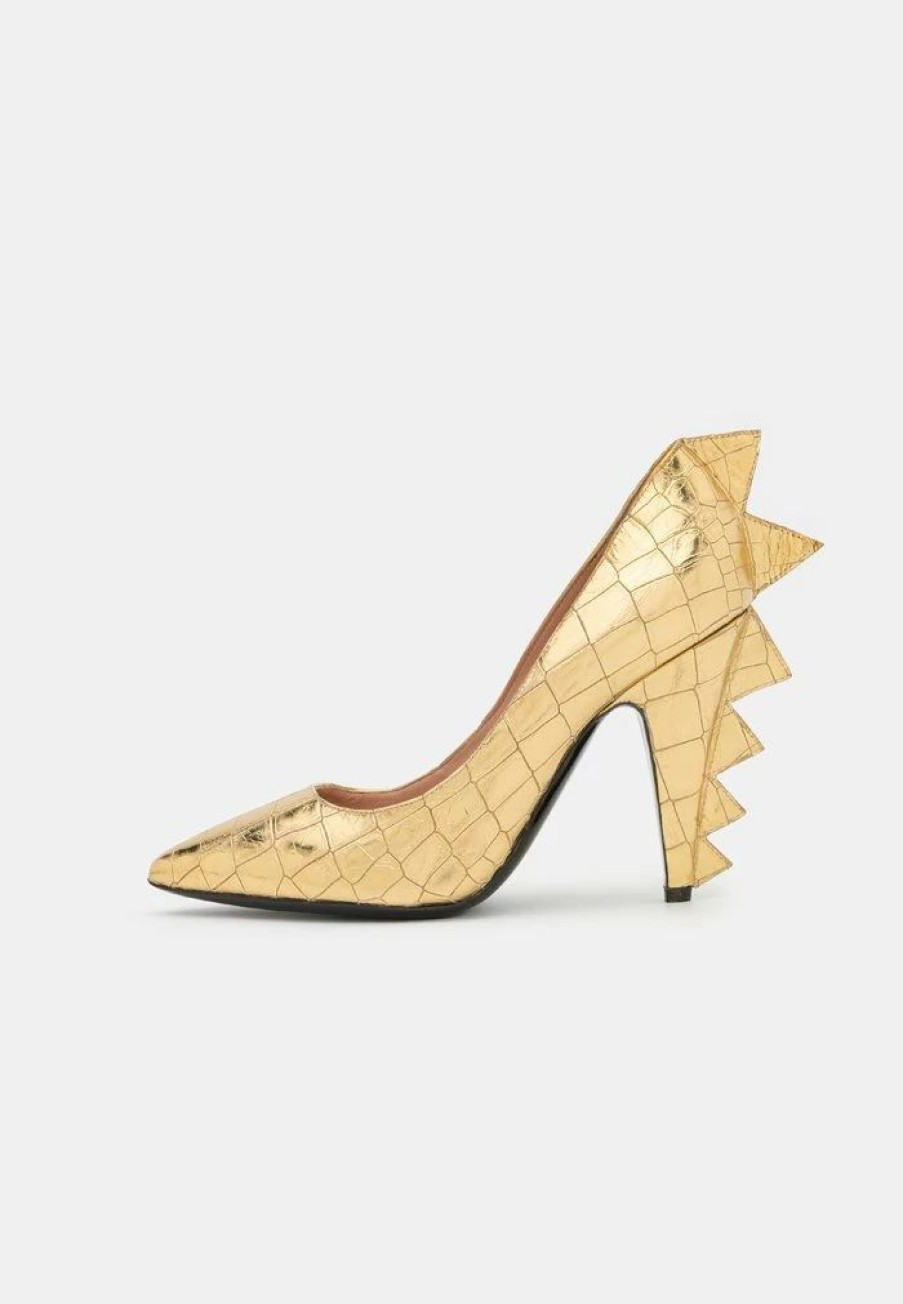 * | Moschino Classic Heels Oro