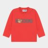 * | Moschino Unisex Long Sleeved Top Poppy Red