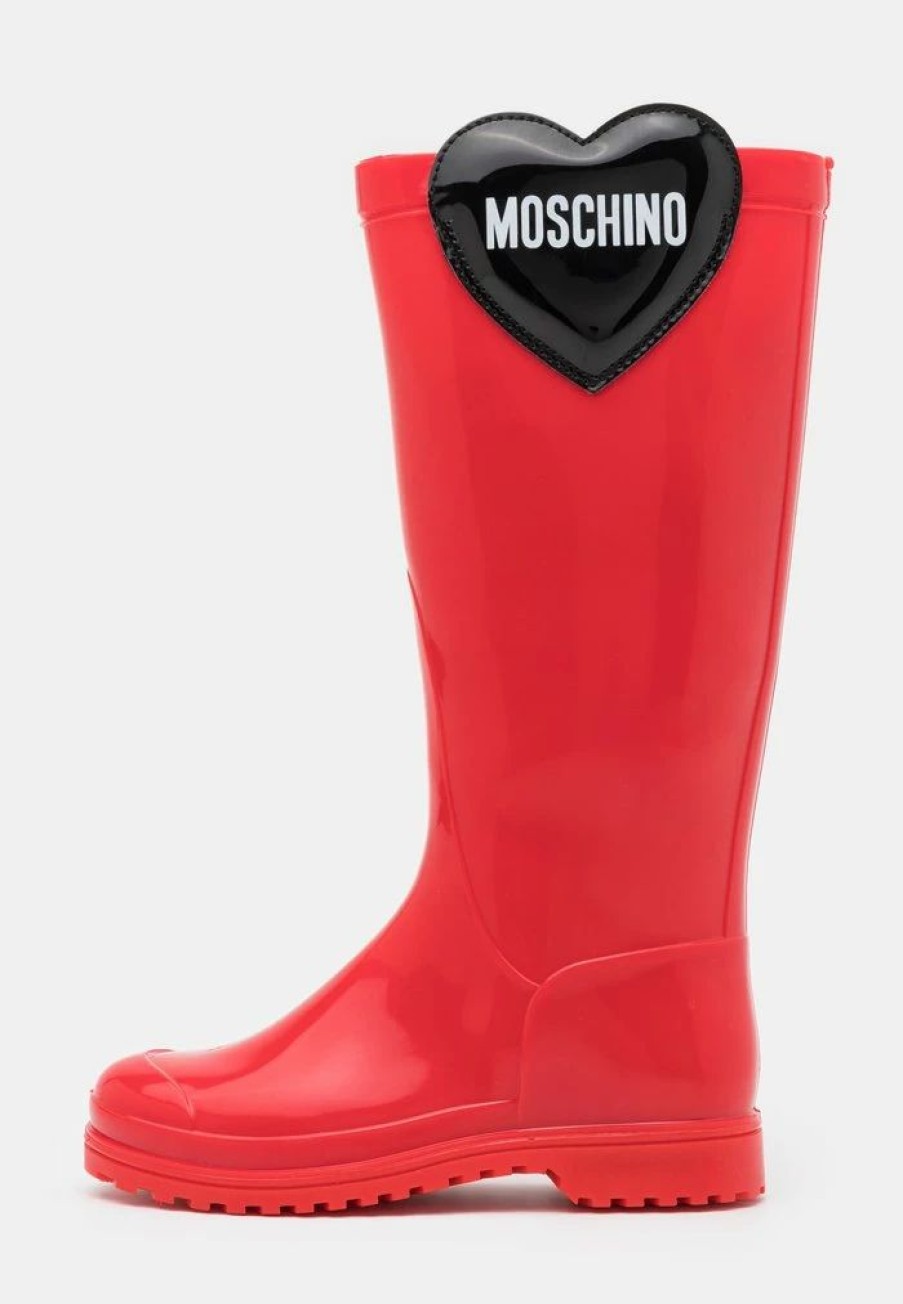 * | Moschino Wellies Red