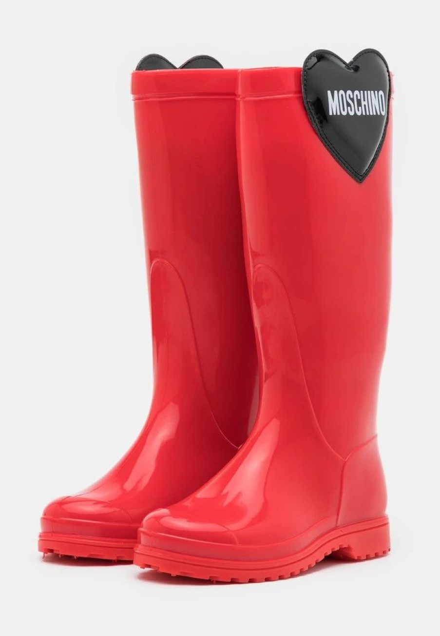 * | Moschino Wellies Red