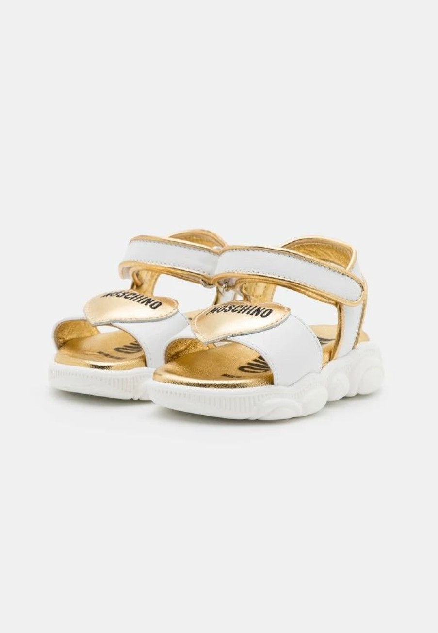 * | Moschino Sandals White/Gold