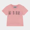 * | Moschino Unisex Print T-Shirt Sugar Rose