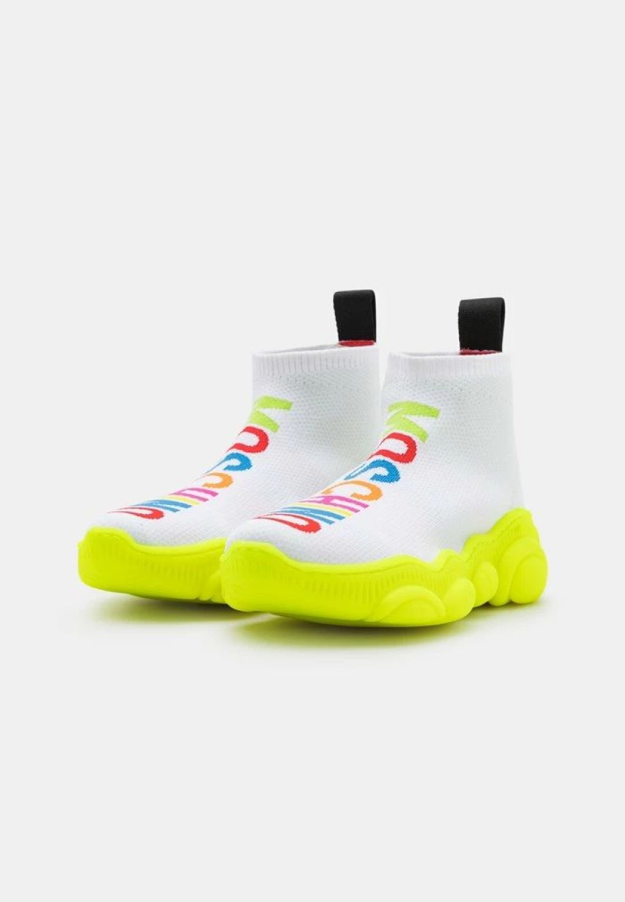 * | Moschino High-Top Trainers White/Multicolor