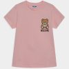 * | Moschino Unisex Print T-Shirt Sugar Rose