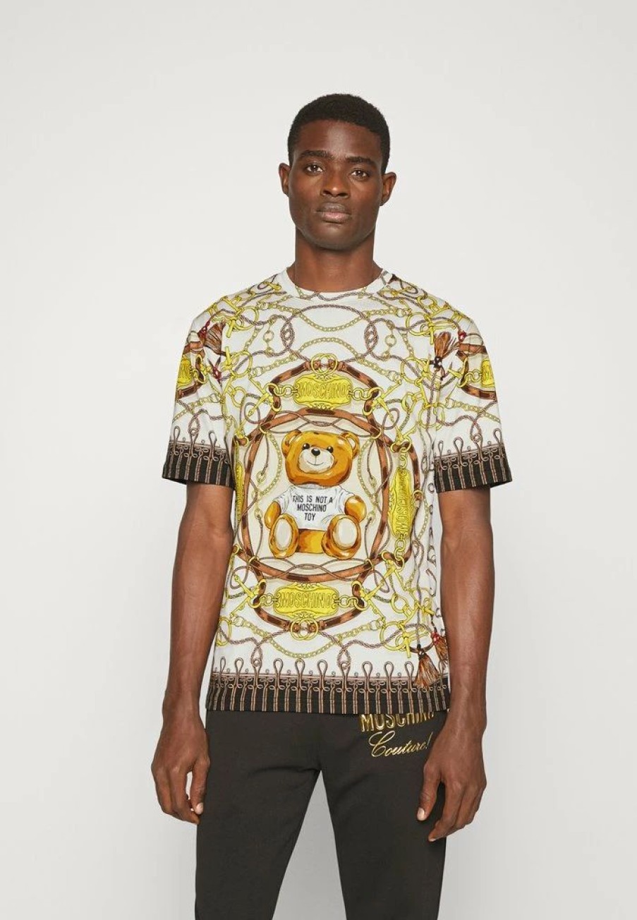 * | Moschino Print T-Shirt Ivory