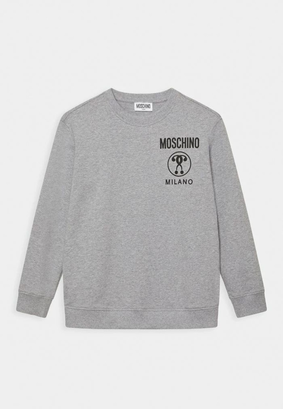 * | Moschino Addition Unisex Sweatshirt Melange Grey