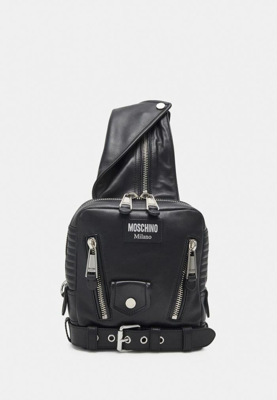 * | Moschino Shoulder Bag Unisex Across Body Bag Black