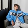 * | Moschino Outerwear Bomber Jacket Light Blue