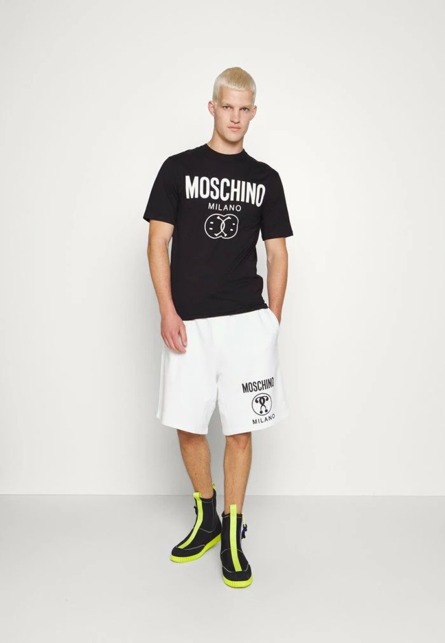 * | Moschino Print T-Shirt Black