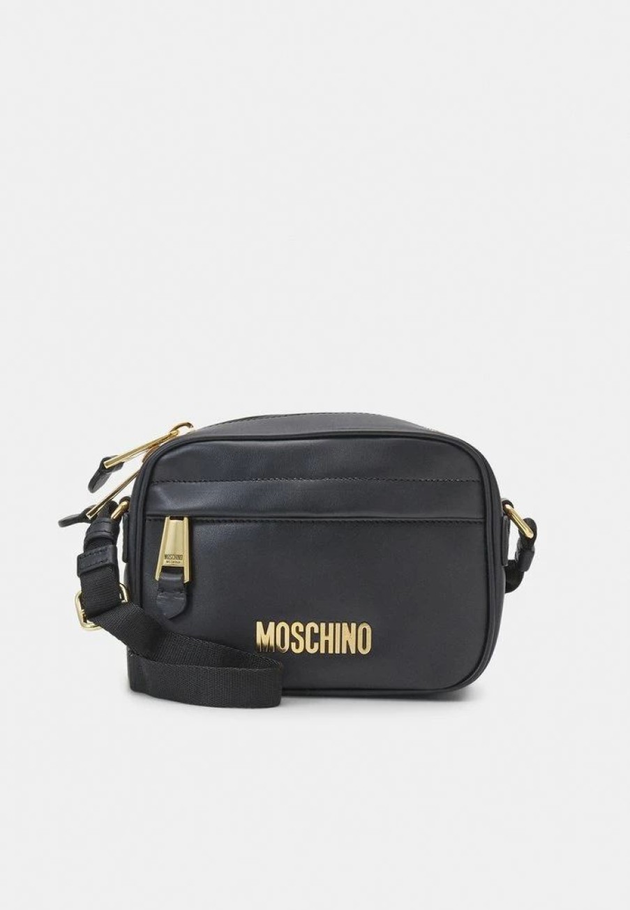 * | Moschino Shoulder Bag Unisex Across Body Bag Fantasy Black