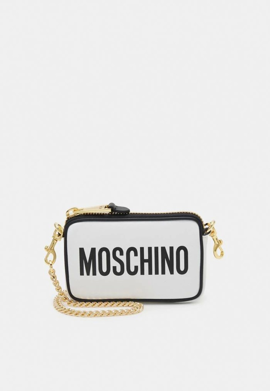 * | Moschino Borsa Tracolla Across Body Bag White/Black