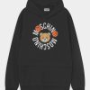 * | Moschino Hooded Unisex Sweatshirt Black