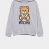 * | Moschino Hooded Unisex Sweatshirt Grey