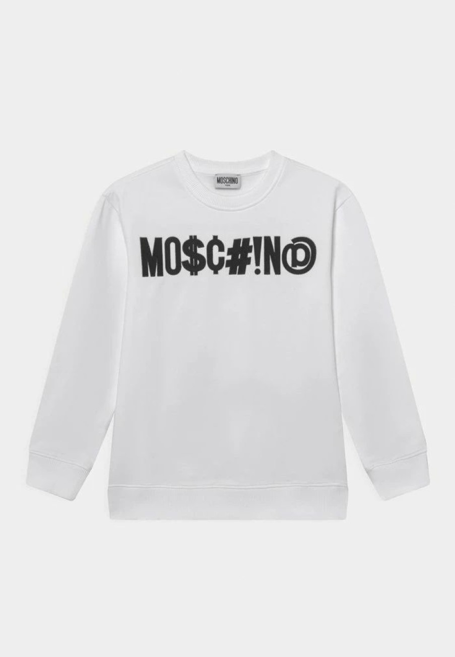 * | Moschino Sweatshirt Optical White