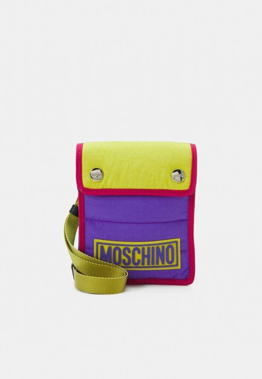 * | Moschino Wallet Unisex Across Body Bag Fantasy Print Only One Colour