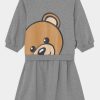 * | Moschino Dress Day Dress Melange Grey