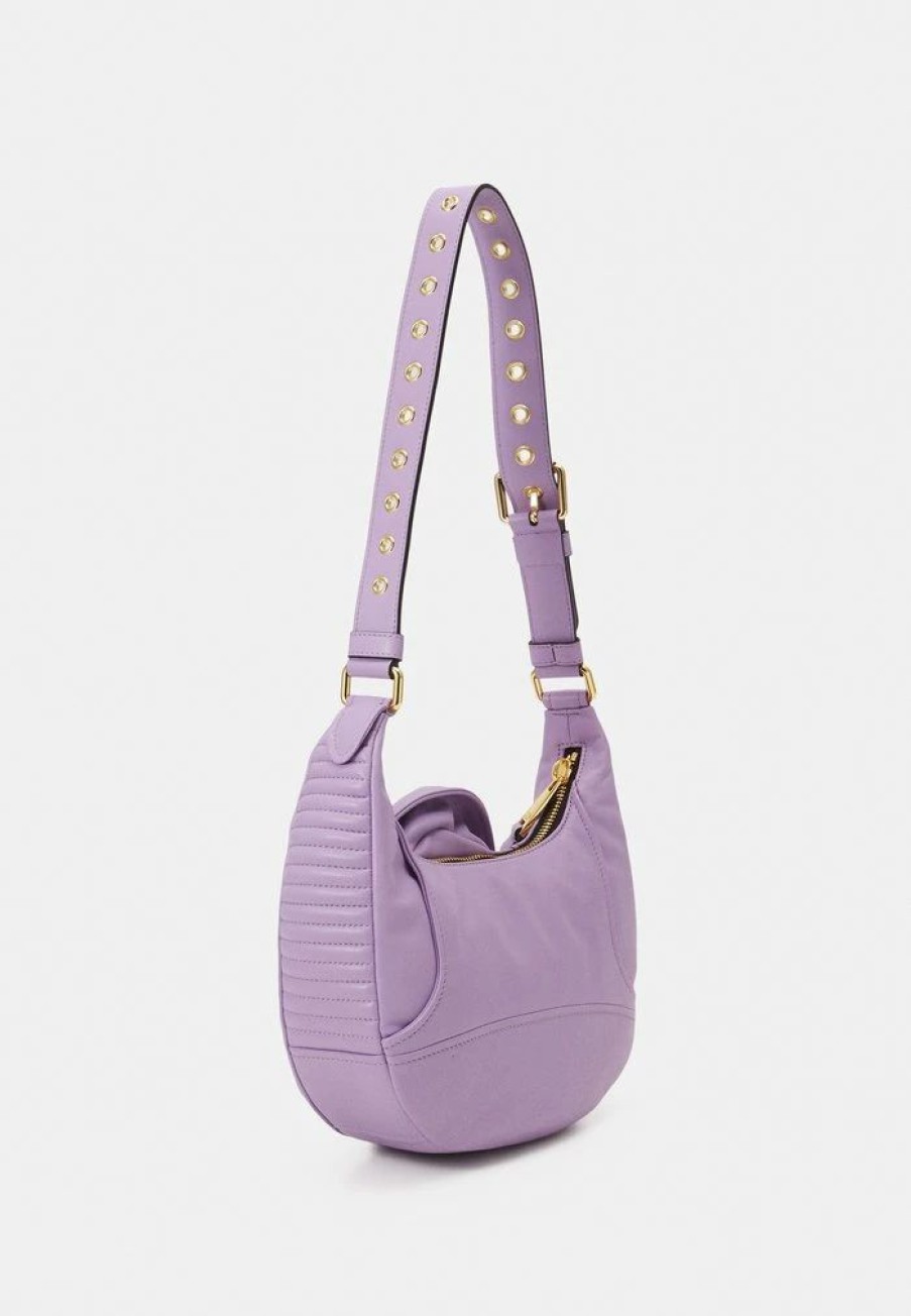 * | Moschino Biker Shoulder Bag Handbag Violet