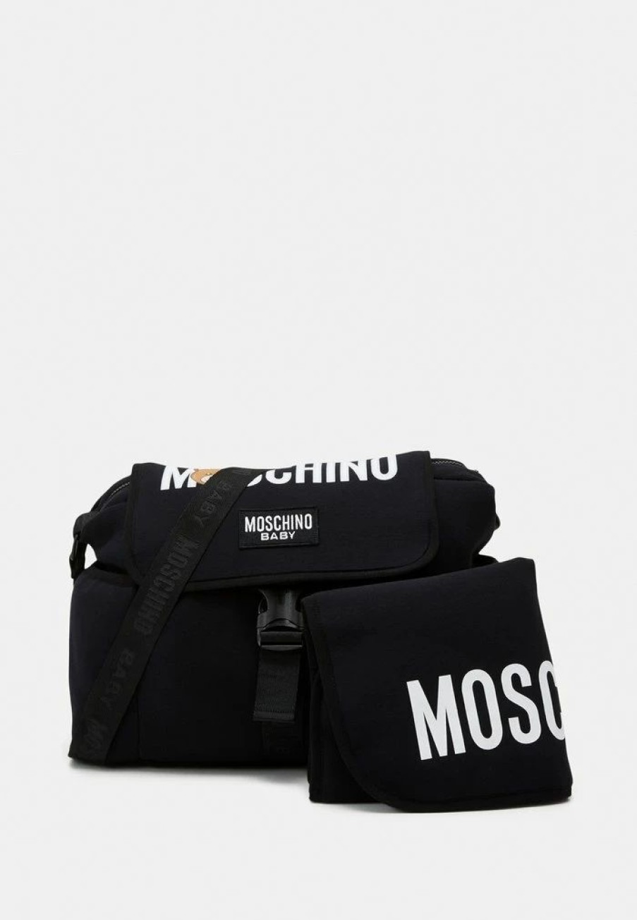 * | Moschino Baby Changing Bag With Mat Unisex Baby Changing Bag Black