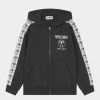 * | Moschino Hooded Unisex Cardigan Black