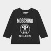 * | Moschino Addition Unisex Long Sleeved Top Black