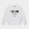 * | Moschino Addition Unisex Sweatshirt Optical White