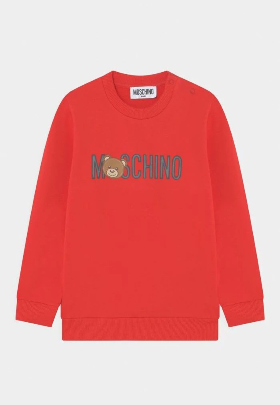 * | Moschino Unisex Sweatshirt Poppy Red