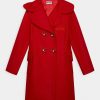 * | Moschino Coat Winter Coat Red