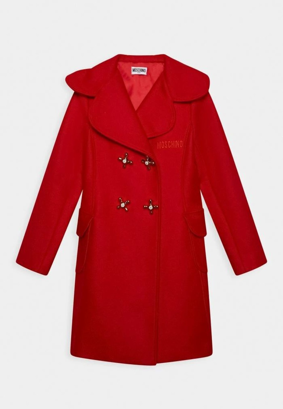 * | Moschino Coat Winter Coat Red