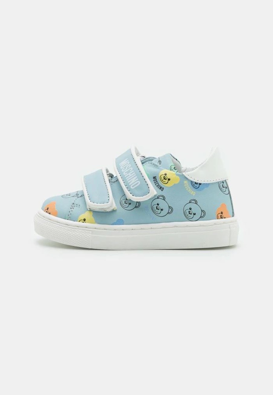 * | Moschino Unisex Trainers Sky Blue/White/Multicolor