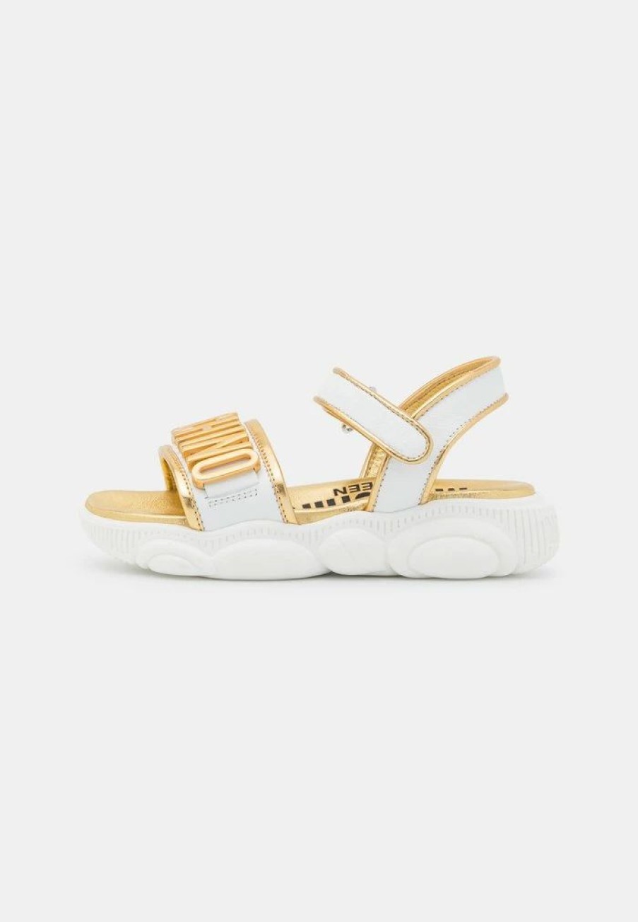 * | Moschino Sandals White/Gold