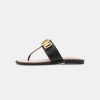 * | Moschino T-Bar Sandals Black/Gold