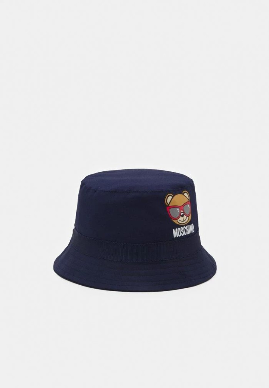 * | Moschino Hat With Gift Box Unisex Hat Navy Blue