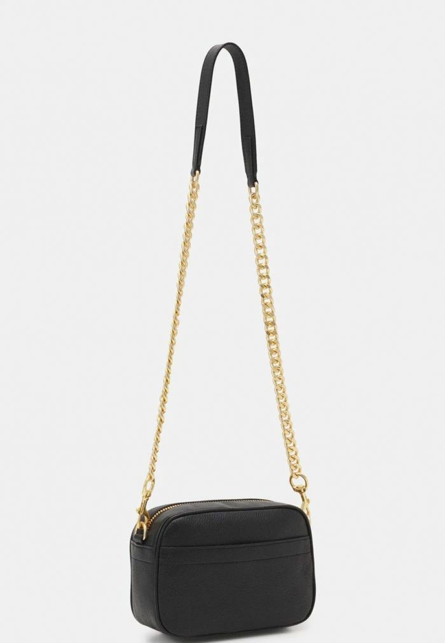 * | Moschino Lettering Shoulder Bag Across Body Bag Black