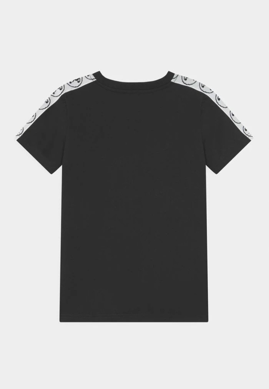 * | Moschino Unisex Print T-Shirt Black