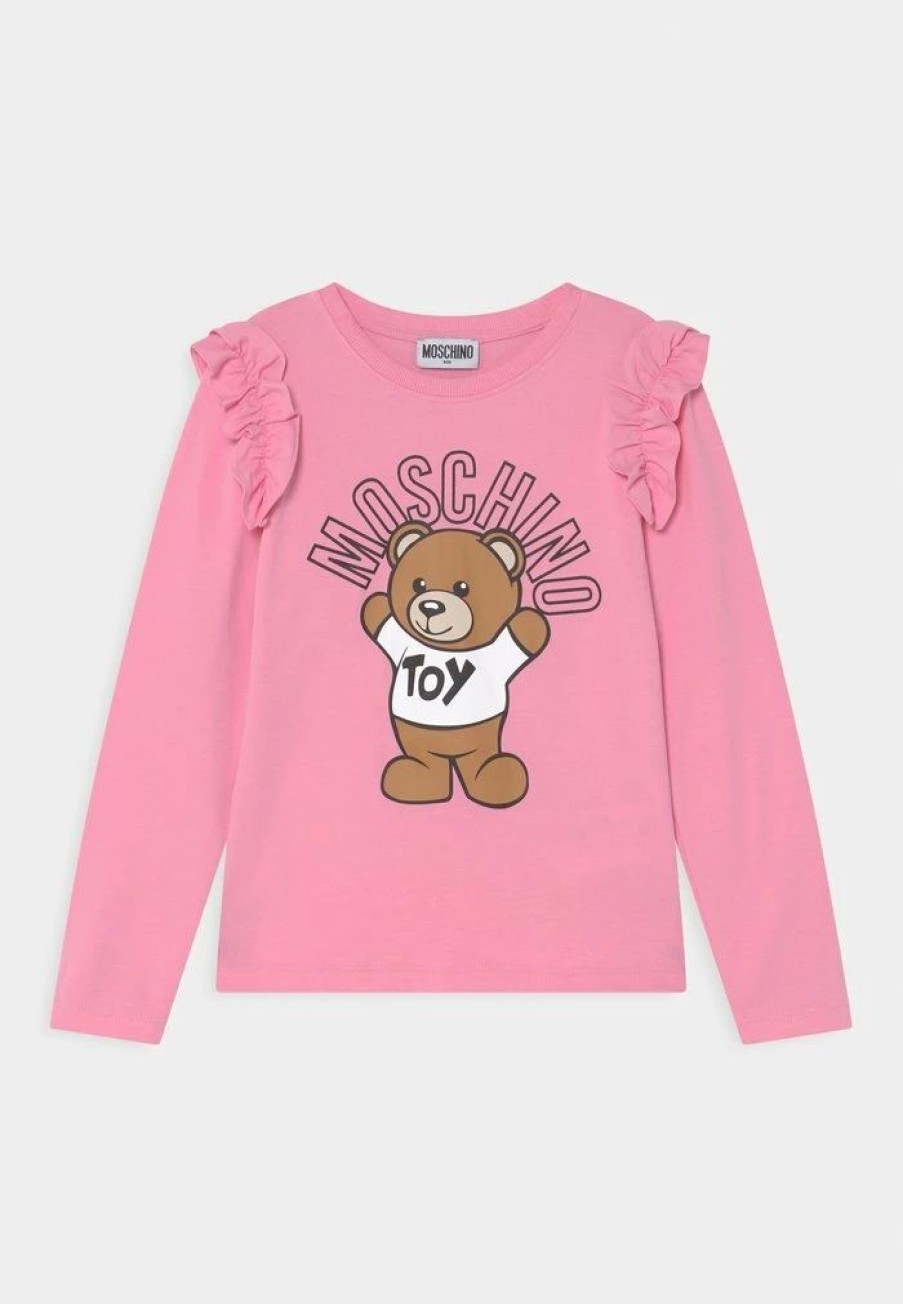 * | Moschino Long Sleeved Top Sweet Pink