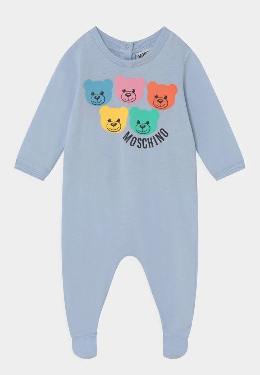 * | Moschino Babygrow With Gift Box Sleep Suit Bluebell