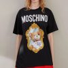 * | Moschino Print T-Shirt Black