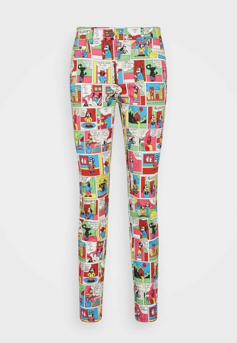 * | Moschino Comic Trousers Multi-Coloured