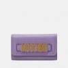 * | Moschino Lettering Wallet Wallet Violet